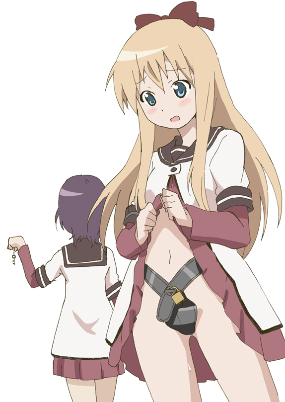 toshinou kyouko and funami yui (yuruyuri) drawn by shirakawa_mayumi