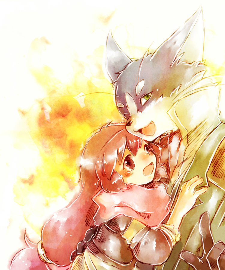 nyanta and serara (log horizon) drawn by dufy_0110