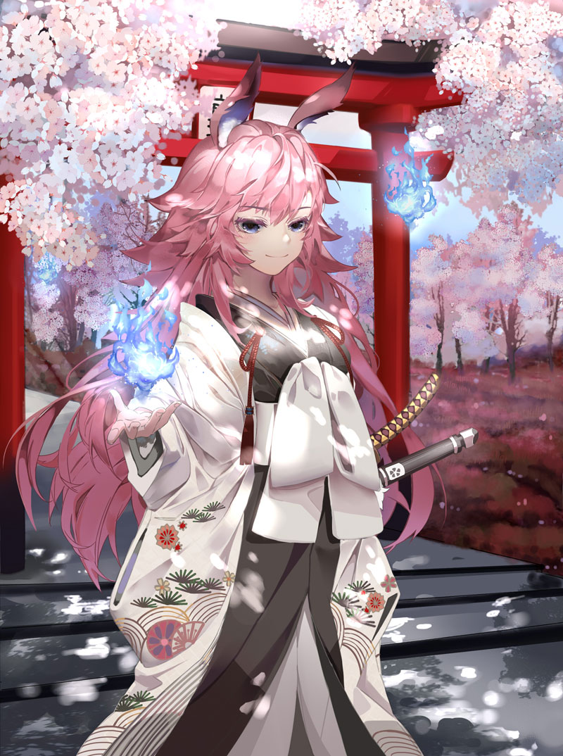 yae sakura (honkai and 1 more) drawn by woc_(2072878058)