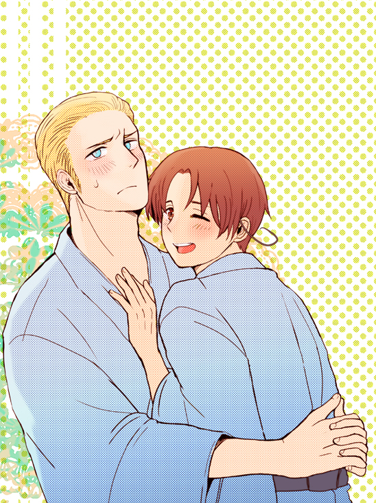 northern italy and germany (axis powers hetalia) drawn by matsuyani
