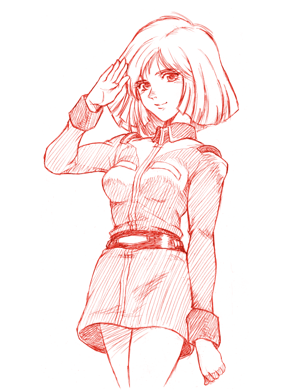 sayla mass (gundam and 1 more) drawn by rakshasa_(artist)