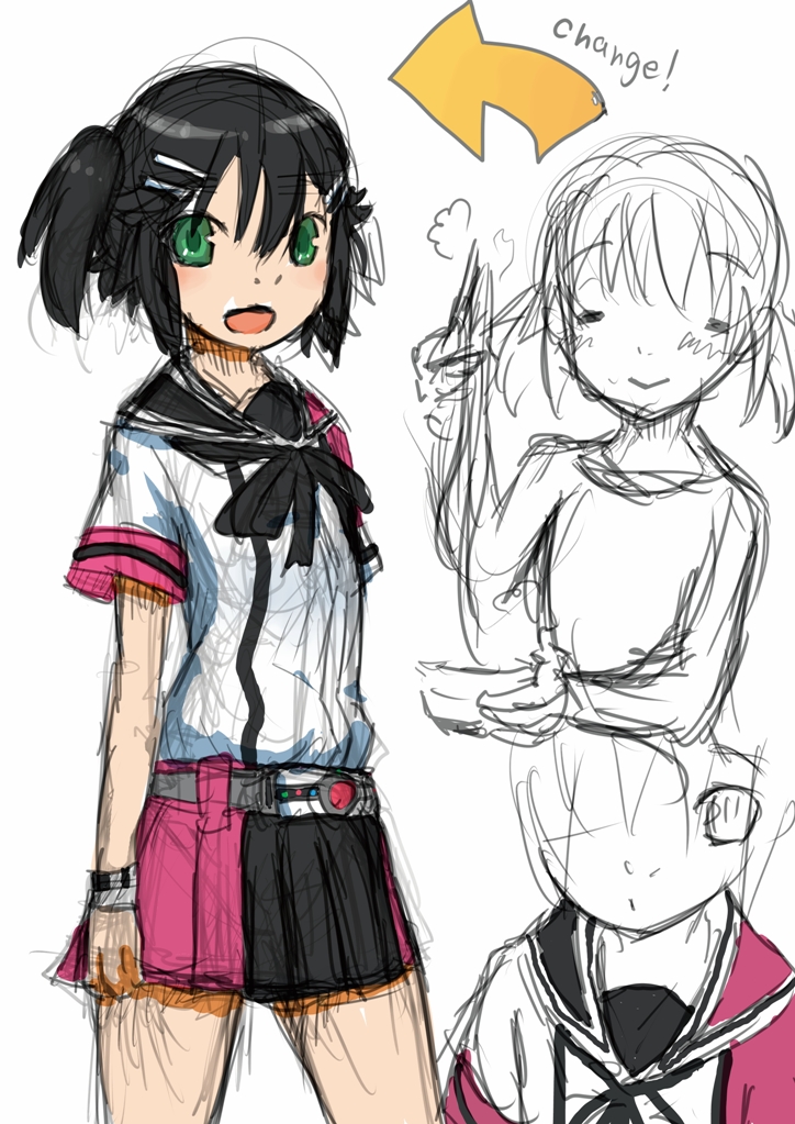 kamen rider decade (kamen rider and 1 more) drawn by kamiyama_kenta