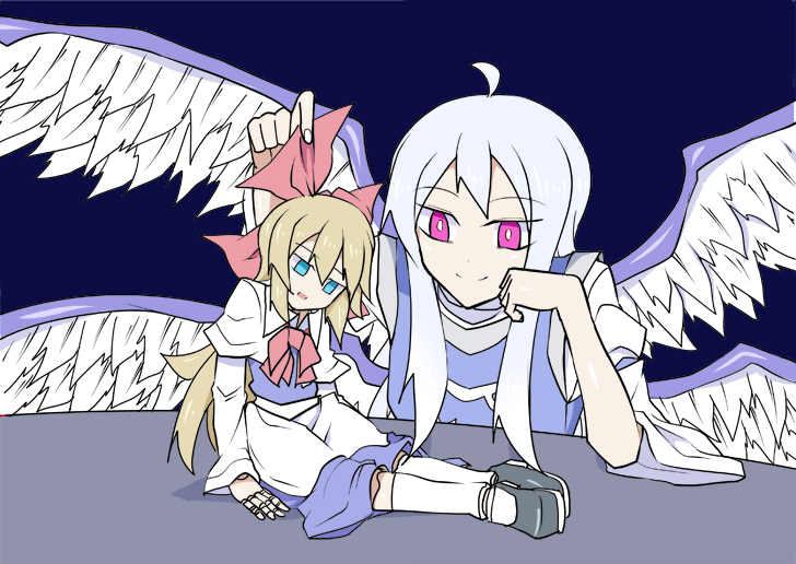 shanghai doll and sariel (touhou) drawn by kenuu_(kenny)