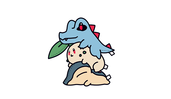 cyndaquil, chikorita, and totodile (pokemon) drawn by jaho