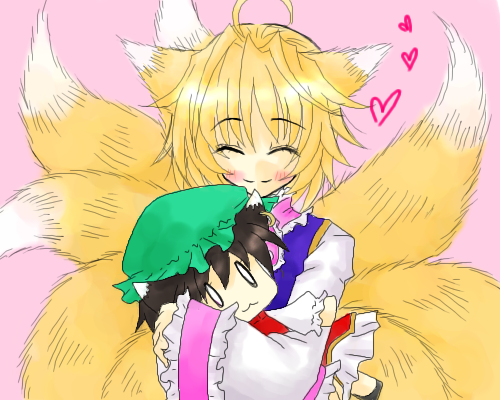 yakumo ran and chen (touhou) drawn by kisaragi_you