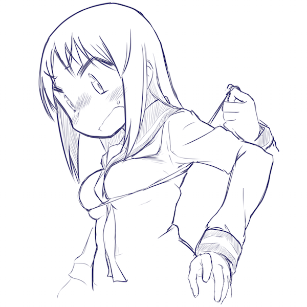 okano kei (yuyushiki) drawn by uasi