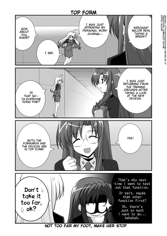 reinforce zwei and shario finieno (lyrical nanoha and 1 more) drawn by mikage_takashi