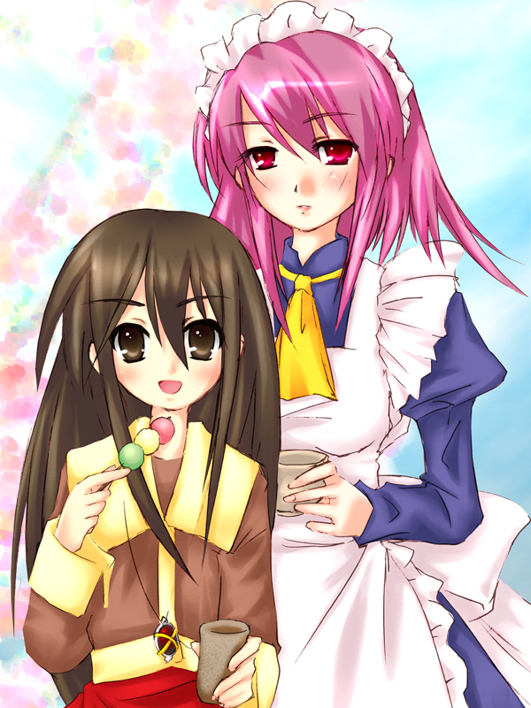 shana, alastor, and wilhelmina carmel (shakugan no shana) drawn by piku