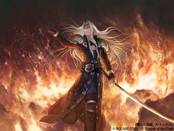 sephiroth (final fantasy and 3 more) drawn by ittoku_art