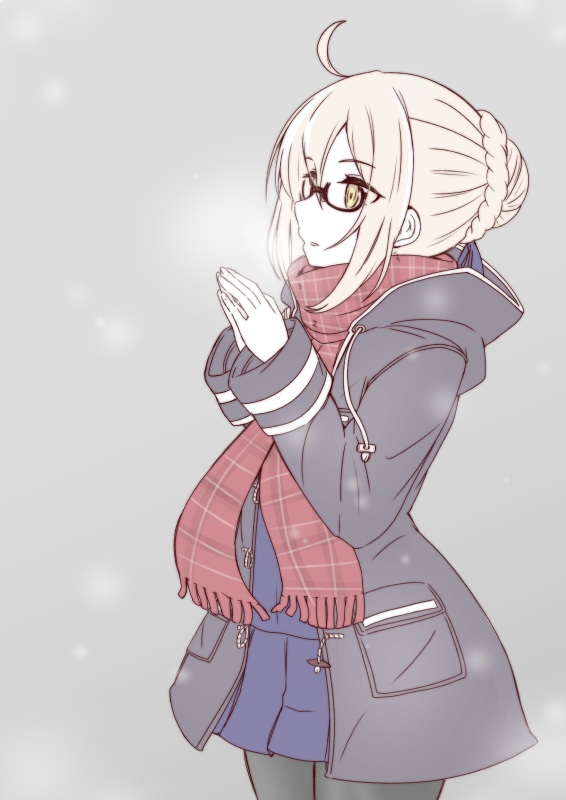 artoria pendragon and mysterious heroine x alter (fate and 1 more) drawn by yuki_shiro