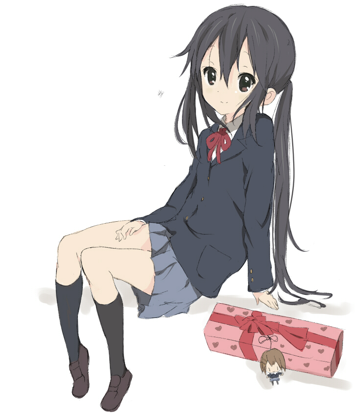 nakano azusa and hirasawa yui (k-on!) drawn by core_(mayomayo)