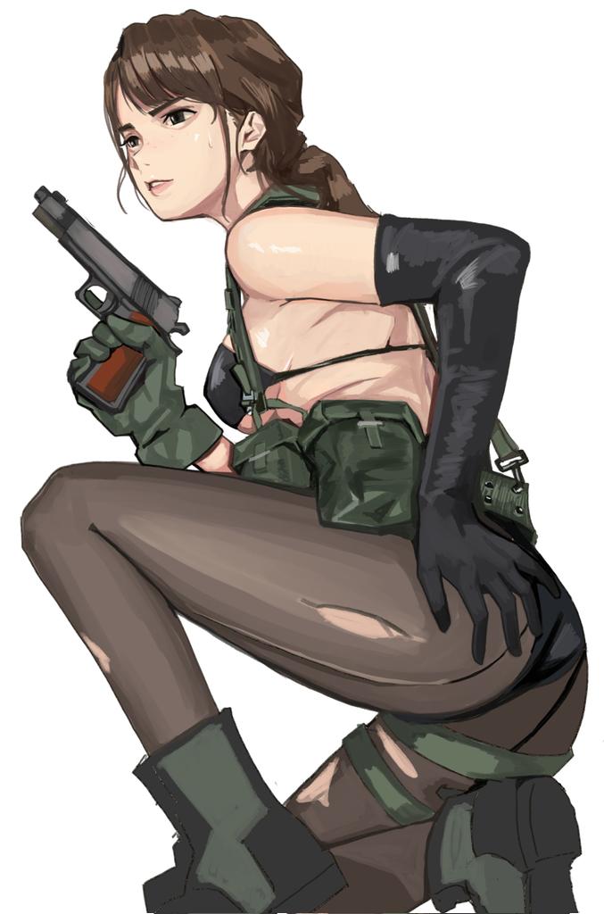 quiet (metal gear and 1 more) drawn by wani_(perfect_han)