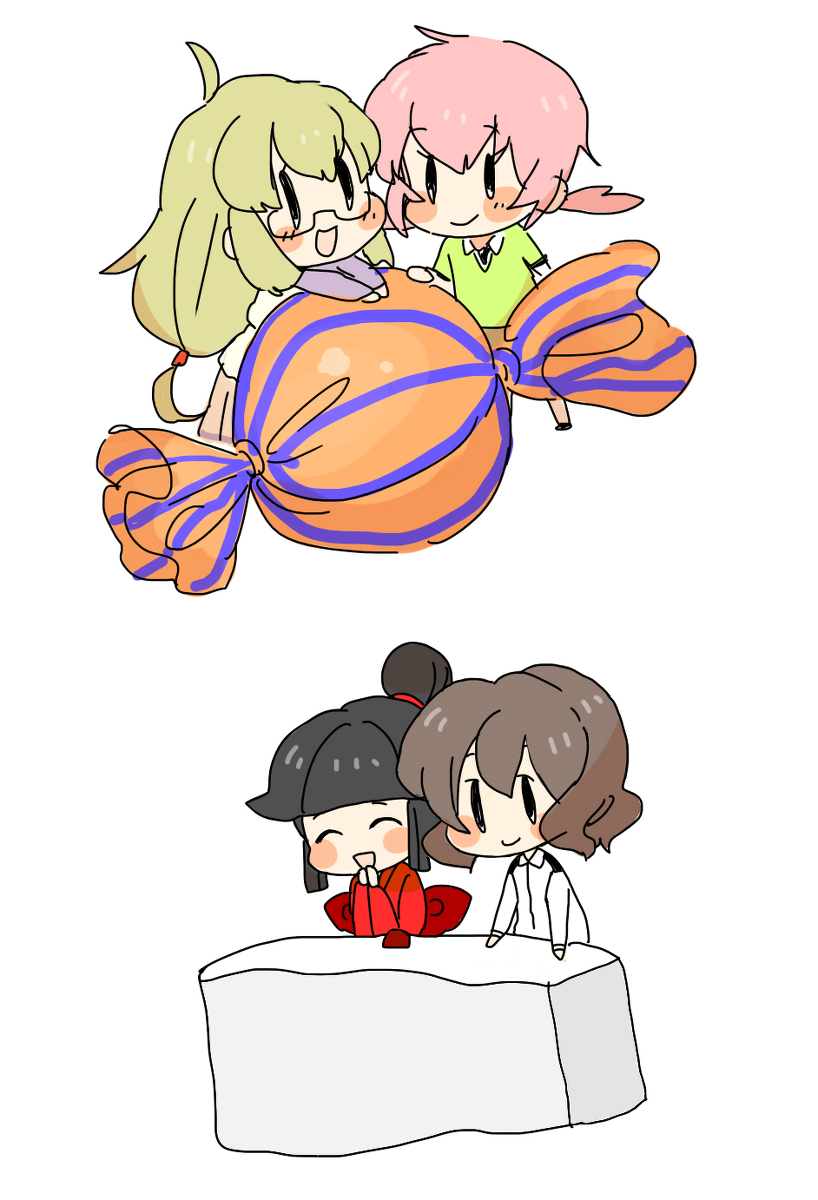 kirino ranmaru, shindou takuto, jeanne d'arc, and okatsu (inazuma eleven and 2 more) drawn by abrame