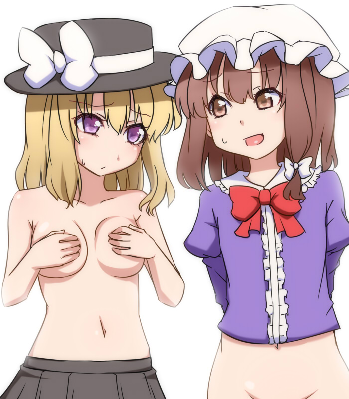 usami renko and maribel hearn (touhou) drawn by tori_(minamopa)