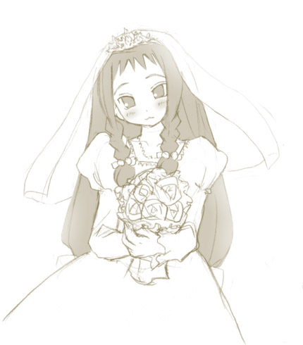 ayase yue (mahou sensei negima!) drawn by kasuga_yukihito