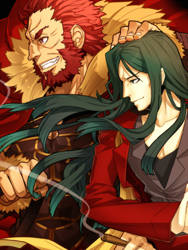 iskandar, waver velvet, and lord el-melloi ii (fate and 1 more) drawn by quyo94