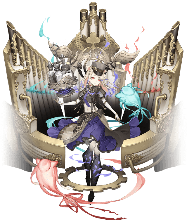 green little pig, red little pig, and blue little pig (sinoalice) drawn by ji_no