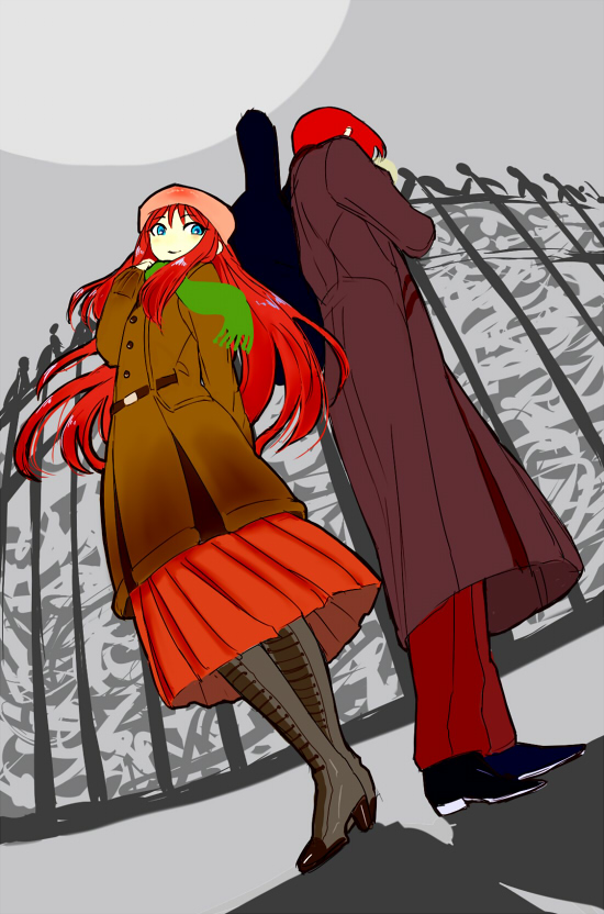 tohno akiha, yagami iori, and vermillion akiha (the king of fighters and 2 more) drawn by tarakoutibiru
