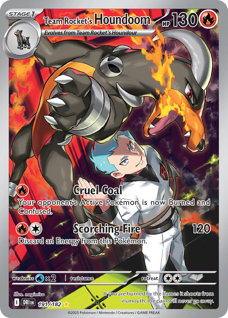houndoom, archer, and houndour (pokemon and 2 more) drawn by nagimiso