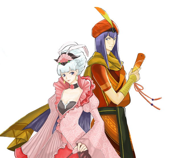 josephine and shula valya (gensou suikoden and 1 more) drawn by mero_(lucsarah)