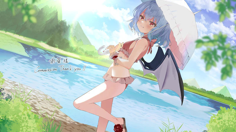 remilia scarlet (touhou) drawn by yuki_(popopo)