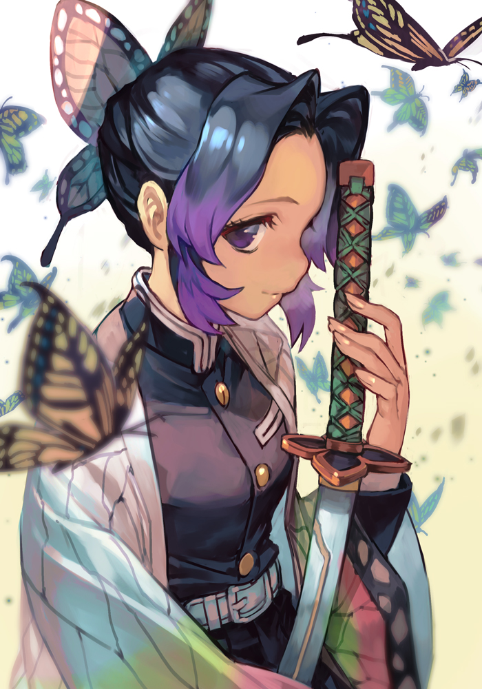 kochou shinobu (kimetsu no yaiba) drawn by hungry_clicker