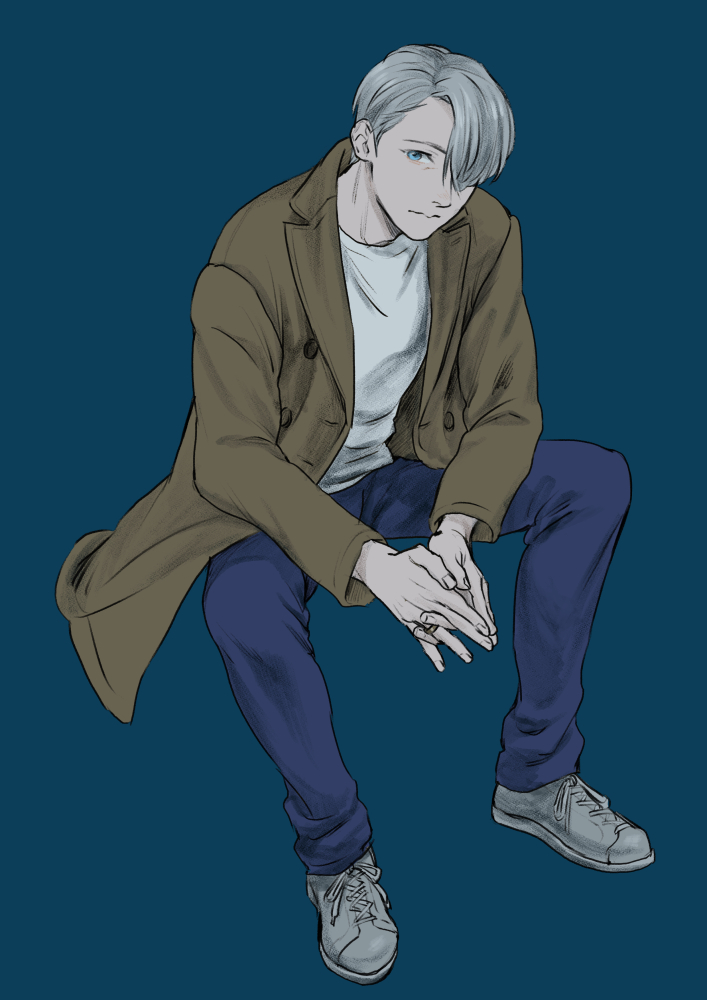 viktor nikiforov (yuri!!! on ice) drawn by ganpiro
