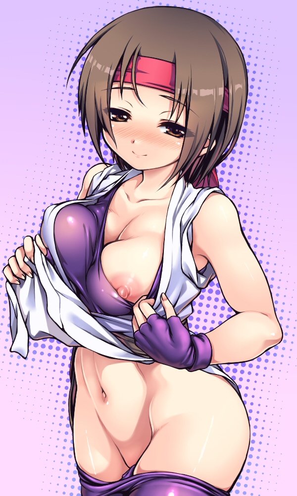 yuri sakazaki (the king of fighters and 1 more) drawn by ohgaki_m