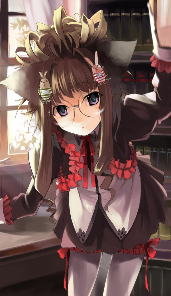 kirenenko, putin, and kemomimi megane shisho-san (original and 1 more) drawn by kabocha_(monkey4)