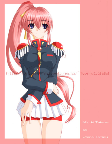 tenjou utena and takase mizuki (shoujo kakumei utena and 1 more) drawn by tsuka_(blind_side)