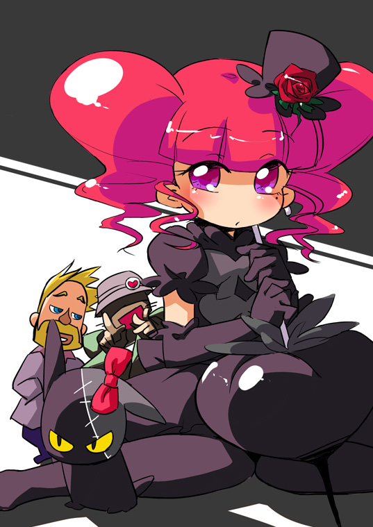 marika, pet, and galileo (marie & gali) drawn by konchuu