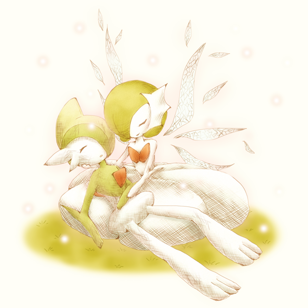 gardevoir, mega gardevoir, and gallade (pokemon) drawn by a26g8