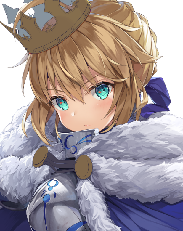 artoria pendragon and saber (fate and 1 more) drawn by gedou_(shigure_seishin)