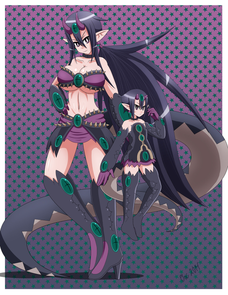 des x (disgaea and 1 more) drawn by oxdarock