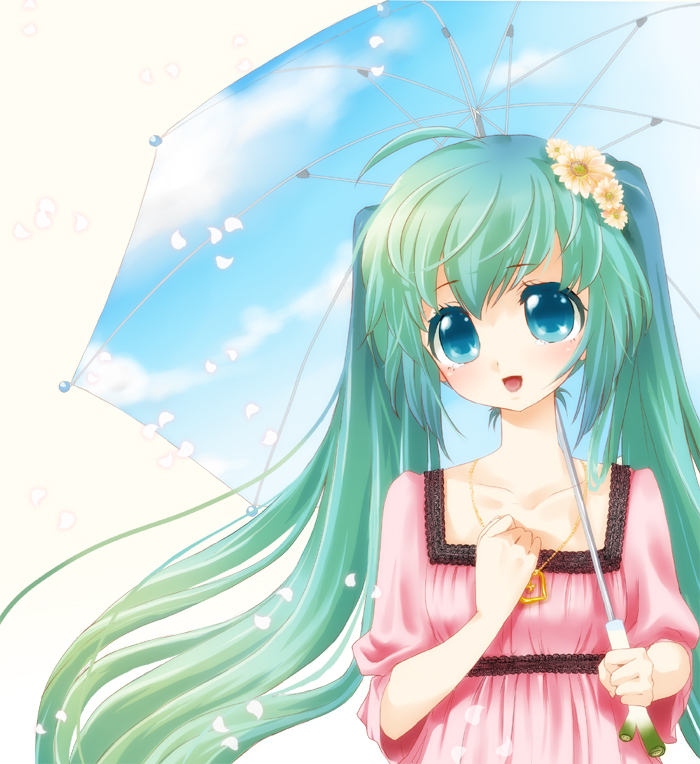 hatsune miku (vocaloid and 1 more) drawn by chikkuru