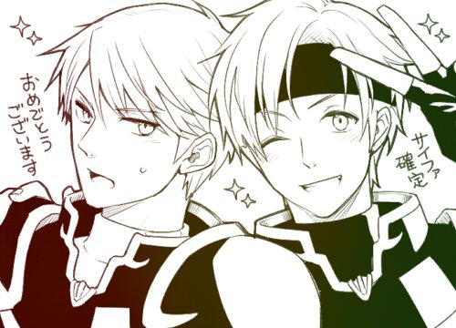 sain and kent (fire emblem and 1 more) drawn by kiyuu