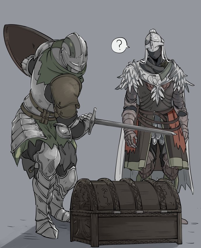 tarnished, bloody wolf, and ashen one (elden ring and 3 more) drawn by yurei-tekina_nanika