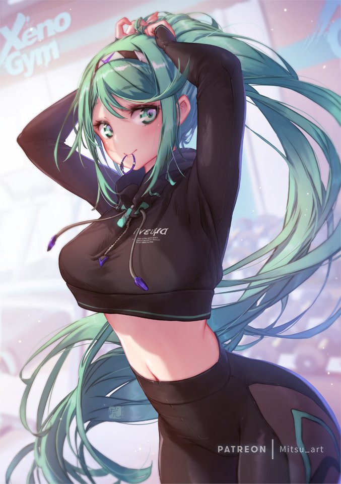 pneuma (xenoblade chronicles and 1 more) drawn by mitsu_(mitsu_art)