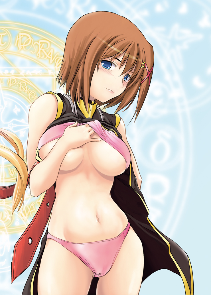 yagami hayate (lyrical nanoha and 1 more) drawn by soba_(saz)