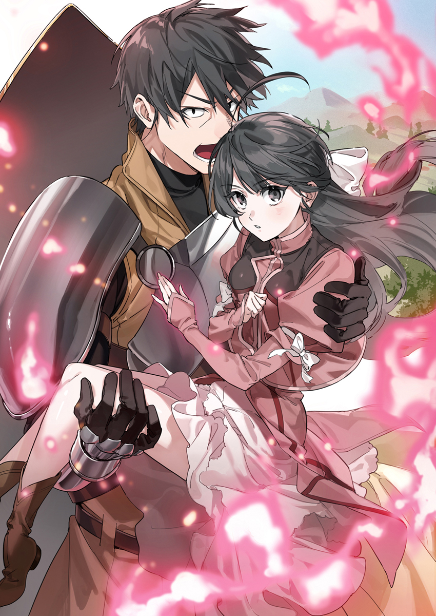 manicia and rud (saikyou tank no meikyuu kouryaku ~tairyoku 9999 no rare skill-mochi tank yuusha party wo tsuihou sareru~) drawn by sando_(310_sand)