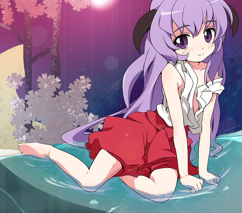 hanyuu (higurashi no naku koro ni) drawn by ixy