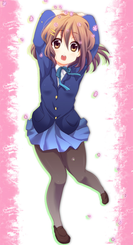 hirasawa yui (k-on!) drawn by miya_(pure_lemon)