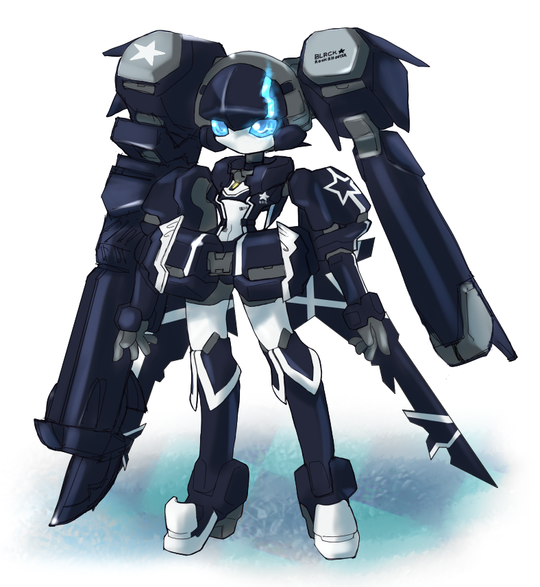 black rock shooter and blazermate (black rock shooter and 1 more) drawn by akicha