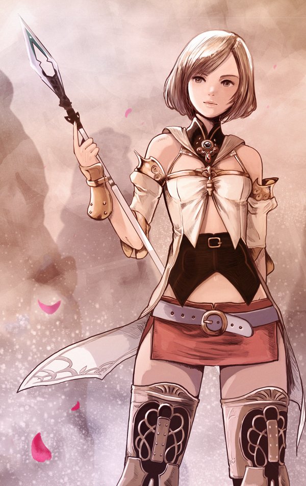 ashelia b'nargin dalmasca (final fantasy and 1 more) drawn by ma-hain-scarlet