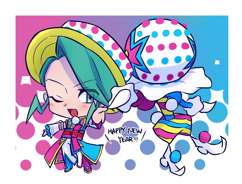 blacephalon and wallace (pokemon and 1 more) drawn by haruki_sparsa