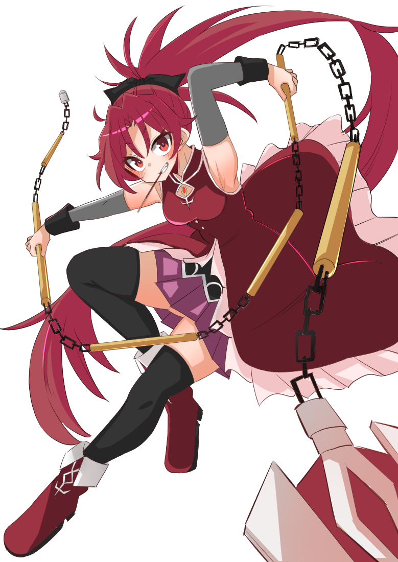 sakura kyoko (mahou shoujo madoka magica) drawn by urei-hibino