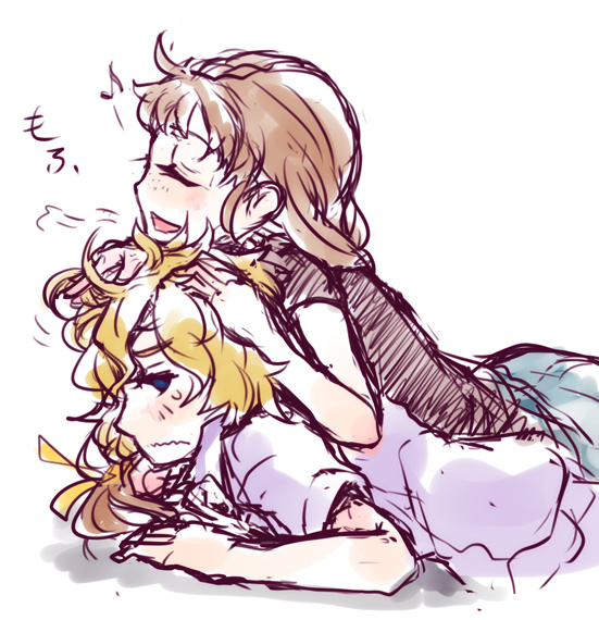 isuzu and lunderhaus cord (log horizon) drawn by mo_(deciliter)