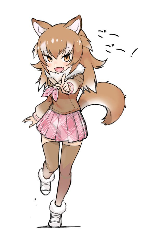 japanese wolf (kemono friends) drawn by kanemaru_(knmr_fd)