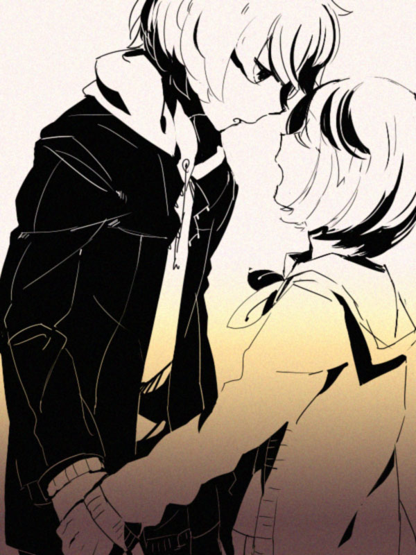 ibara mayaka and fukube satoshi (hyouka) drawn by chiko_(beroro)