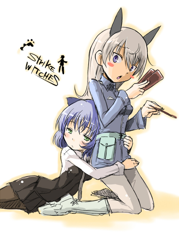 sanya v. litvyak and eila ilmatar juutilainen (world witches series and 1 more) drawn by kanamari_yukikuni
